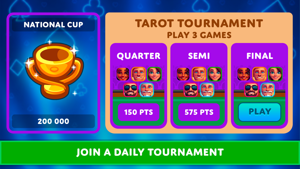 Spades tournaments